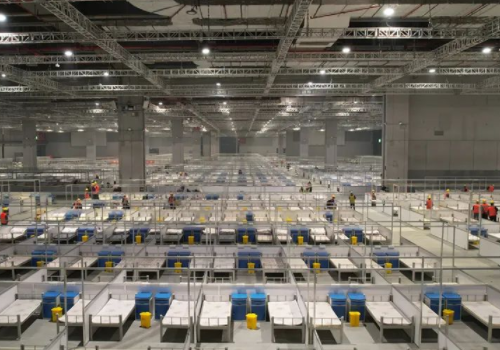 共抗疫情！乐鱼空气能助力方舱医院采暖+热水供应建设，为疫区保驾护航！