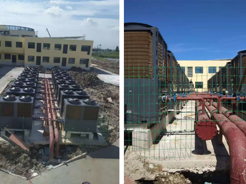 乐鱼空气能项目案例 | 苏州沙溪服务区冷暖+热水项目正式投放使用！