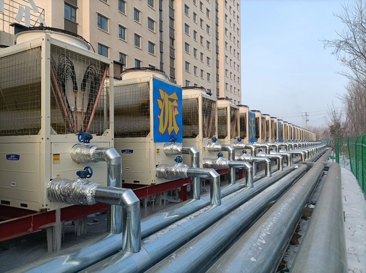 乐鱼空气能为高端社区提供舒适采暖服务