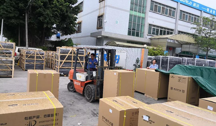 乐鱼空气能装车