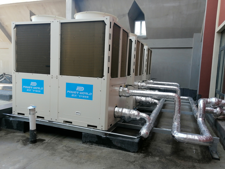 乐鱼低温空气能热泵在养殖大棚的应用效果